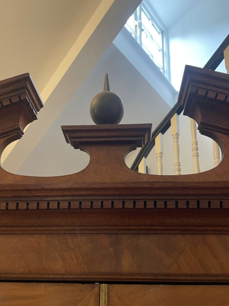 Large Antique George III Quality Mahogany Breakfront Bookcase 238 x 286 x 62 cm - Image 14